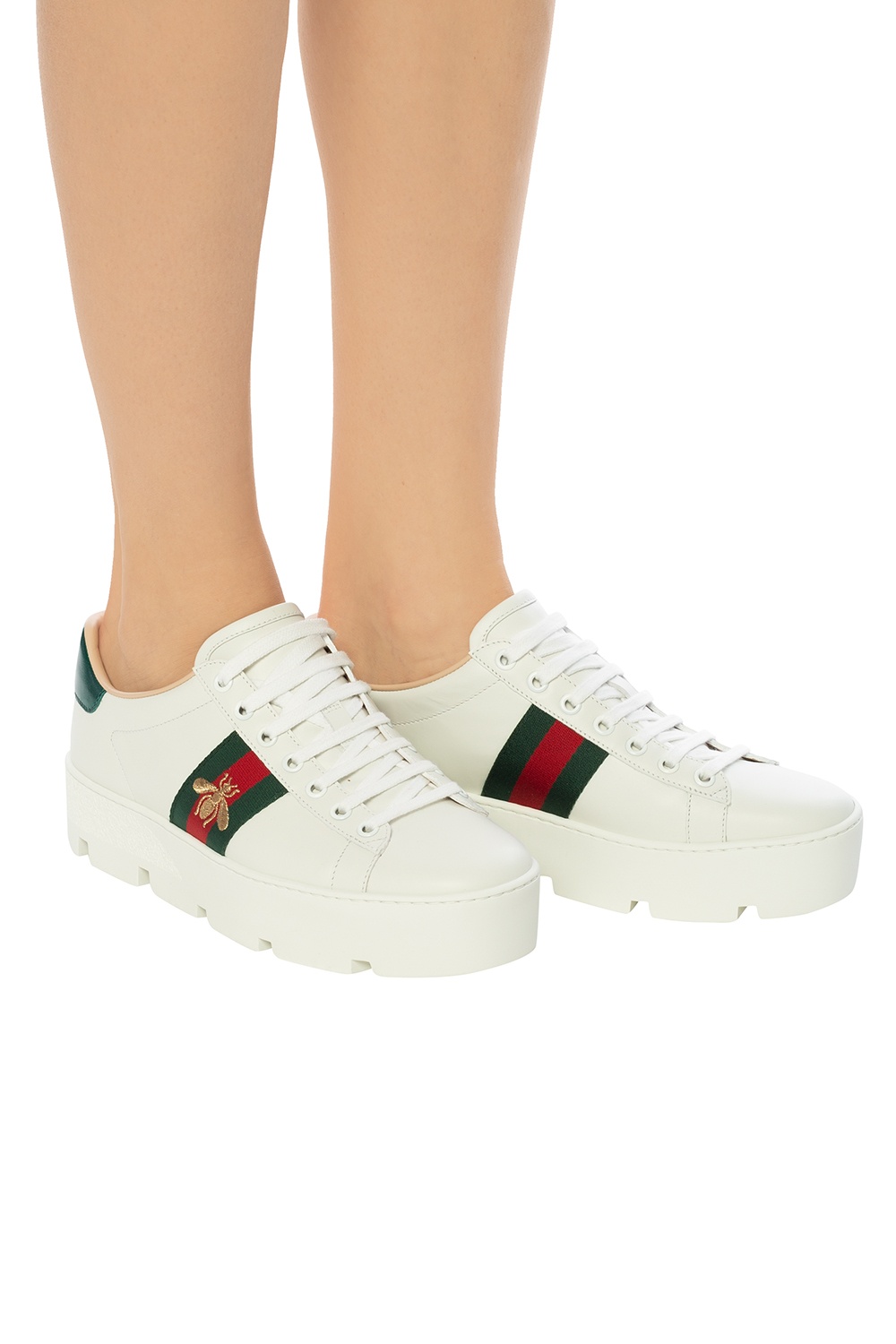 Gucci ace hot sale platform sneakers